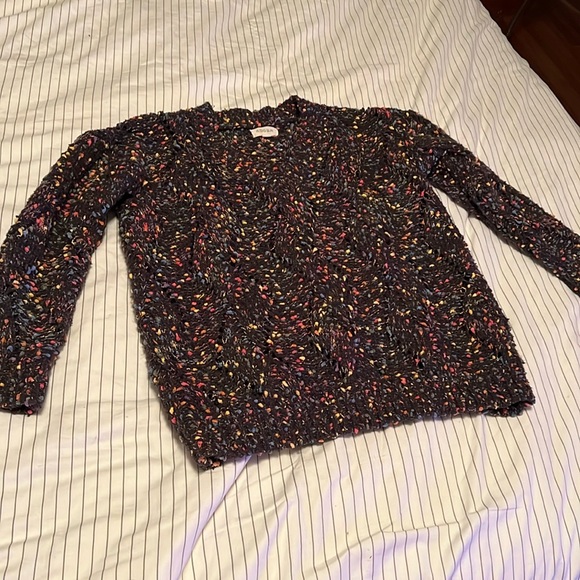 Adore Multicolor V-Neck Sweater size small - Picture 1 of 5
